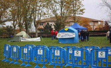 Congost cyclo-cross support in Colomiers, France