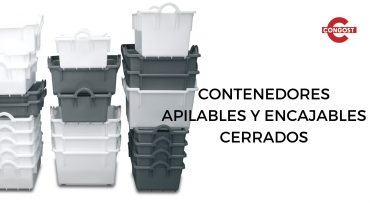 Contenedores Apilables y Encajables Cerrados de Congost