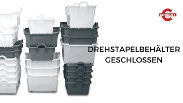 Die Drehstapelbehälter geschlossen von Congost