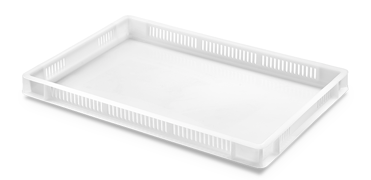 Congost 6405P Euro Stacking Container with Perforated Walls and Solid Base
