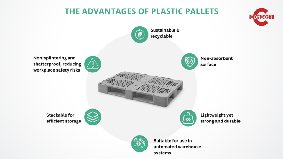 The advantages of plastic pallets