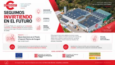 Congost Plastic impulsa nuevas inversiones para mejorar la eficiencia de su proceso de inyección