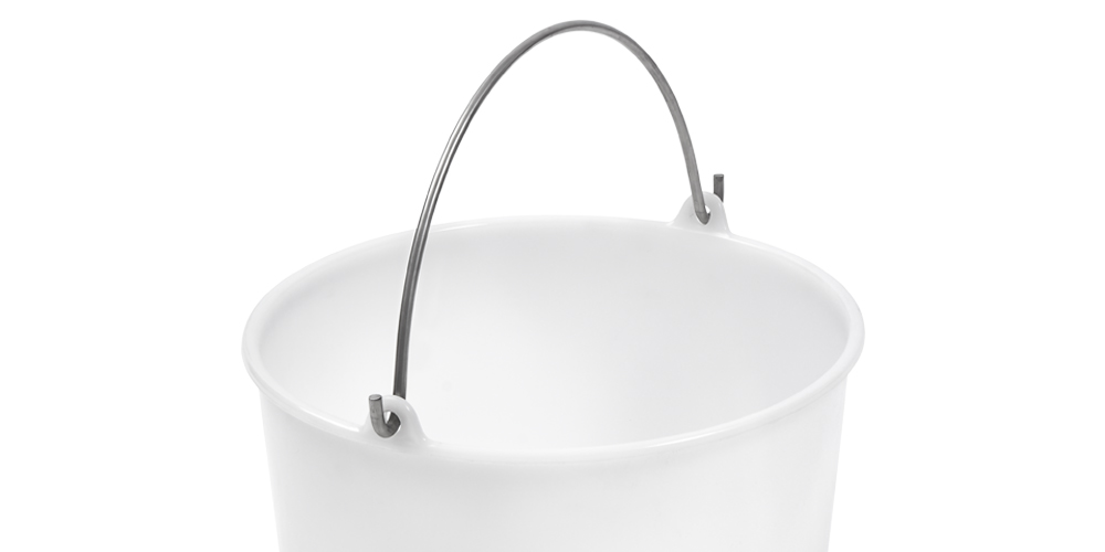 Secchio Industriale con Maniglia in Acciaio Inox