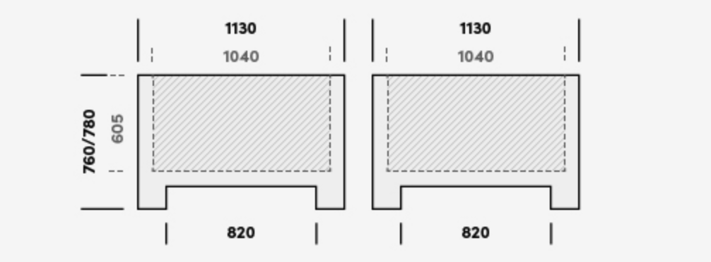 Industrialbox (altura con travesaños 780 mm.)