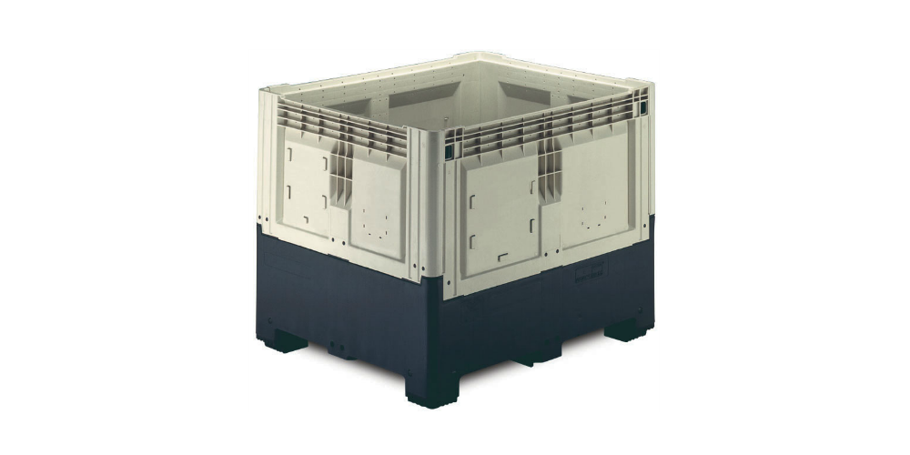 Smartbox Contenedor Plegable Cerrado con 4 patas