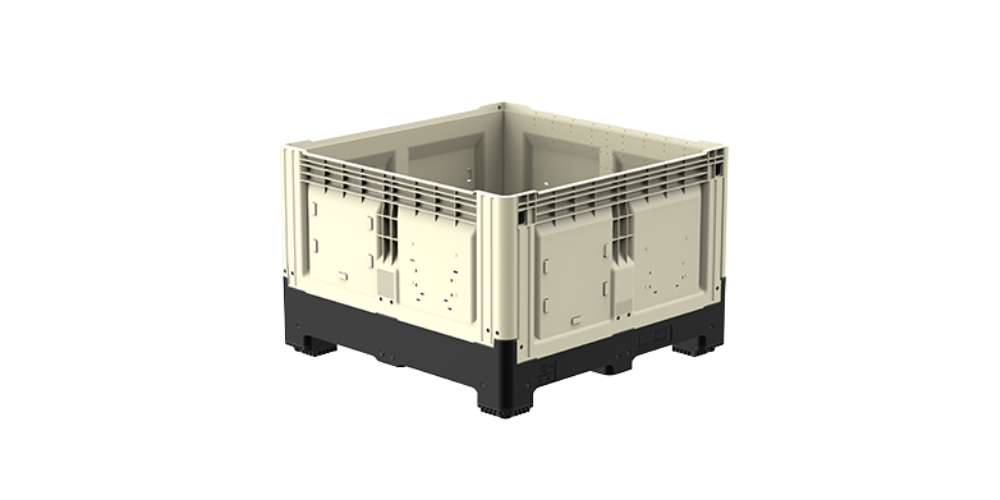 Smartbox Contenedor Plegable Cerrado con 3 travesaños