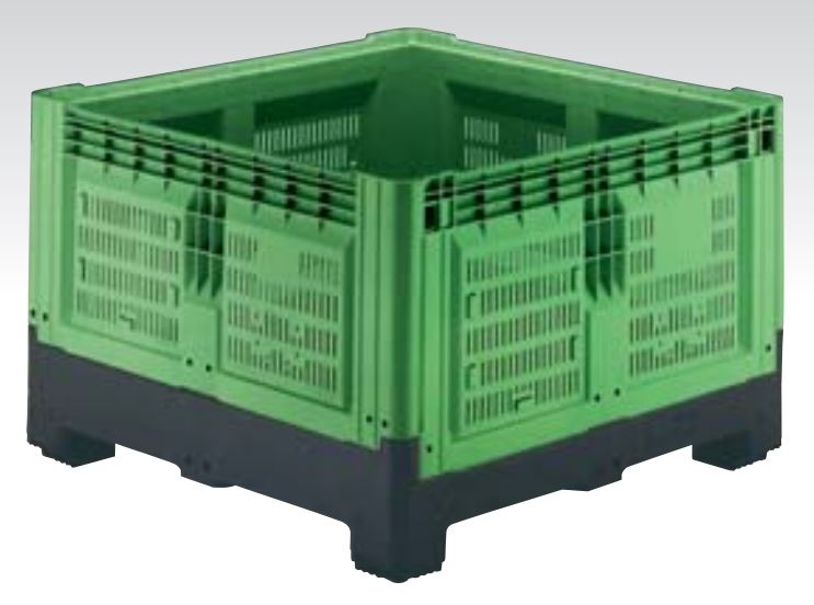 Smartbox Contenedor Plegable Perforado con 4 patas