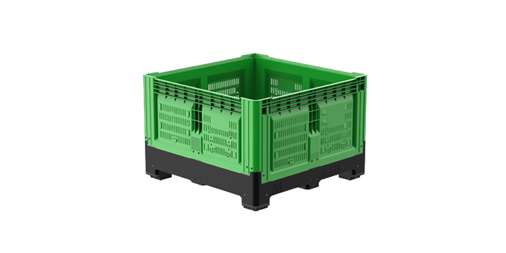 Smartbox Contenedor Plegable Perforado con 4 patas