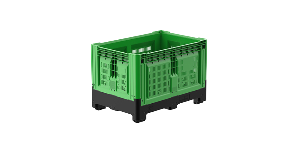 Smartbox Contenedor Plegable Perforado con 3 travesaños