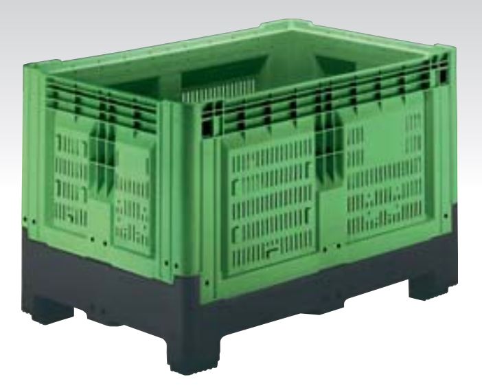 Smartbox Contenedor Plegable Perferado con 4 patas