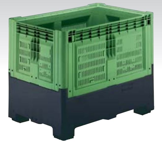 Smartbox Contenedor Plegable Perforado con 3 travesaños