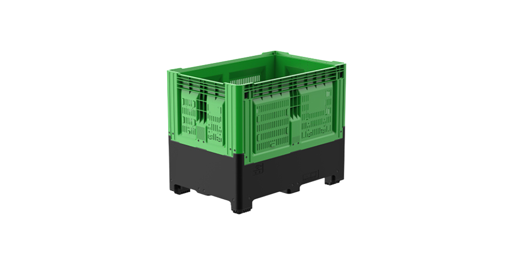 Smartbox Contenedor Plegable Perforado con 3 travesaños