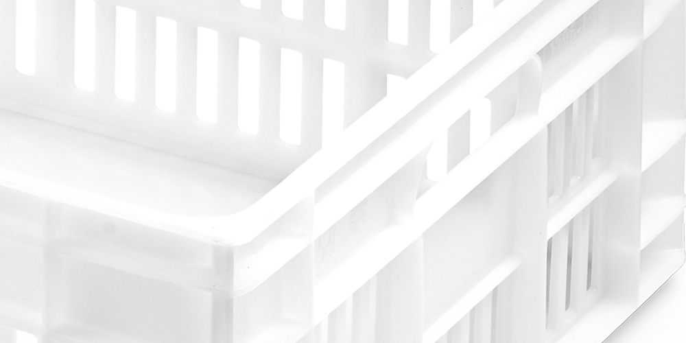 Euro-Stapelbehälter Seiten durchbrochen und Boden geschlossen