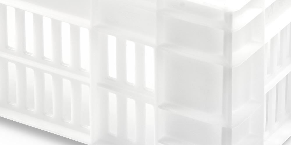 Euro-Stapelbehälter Seiten durchbrochen und Boden geschlossen