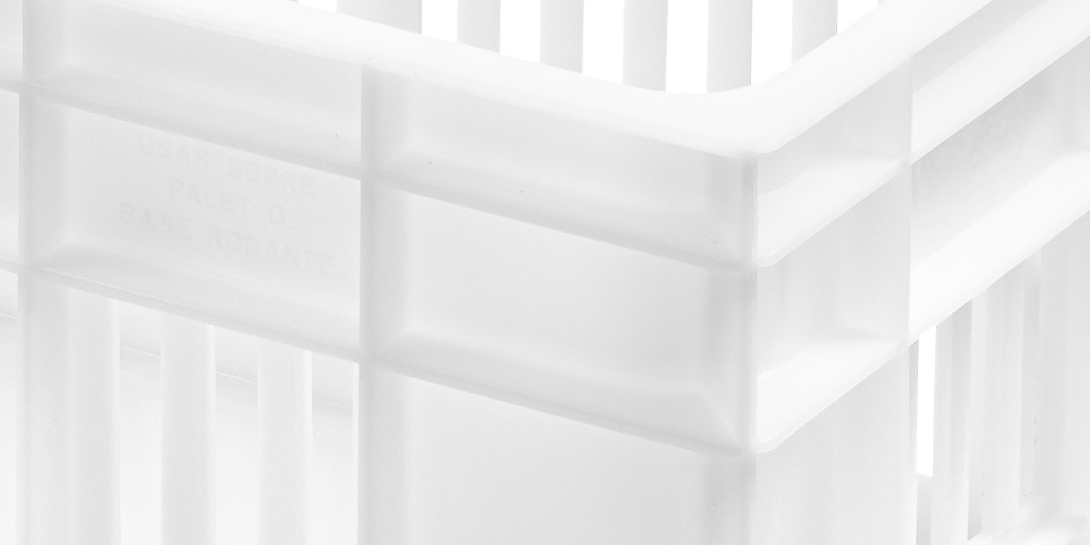 Euro-Stapelbehälter Seiten durchbrochen und Boden geschlossen