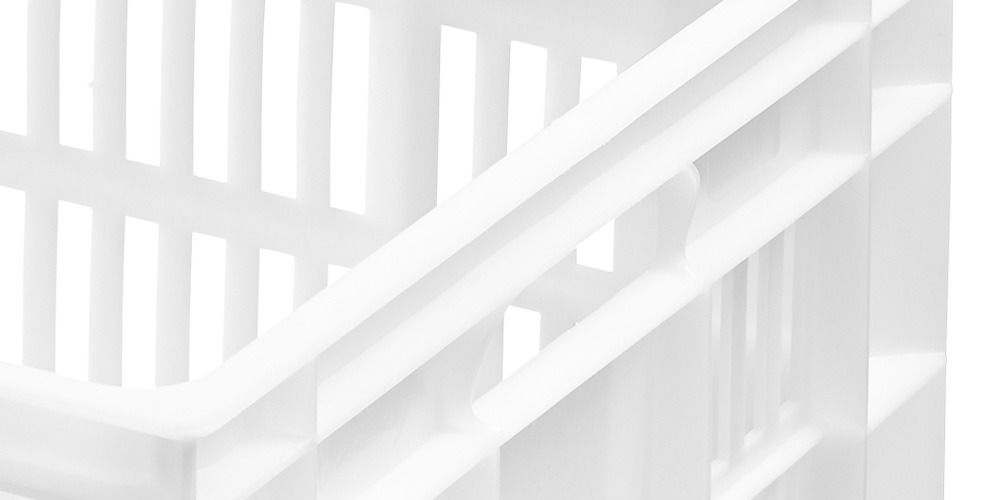 Bac fond plein, 2/3 parois ajourées