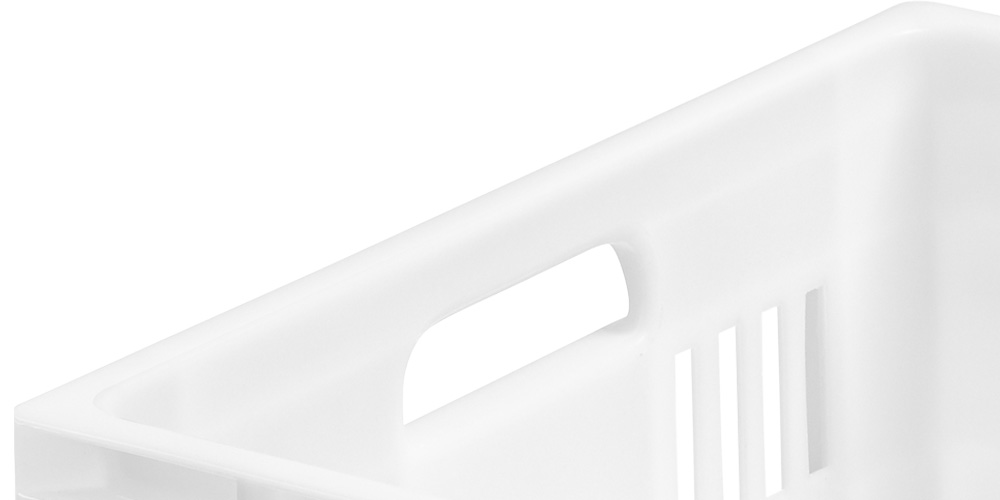 Bac fond plein, 2/3 parois ajourées