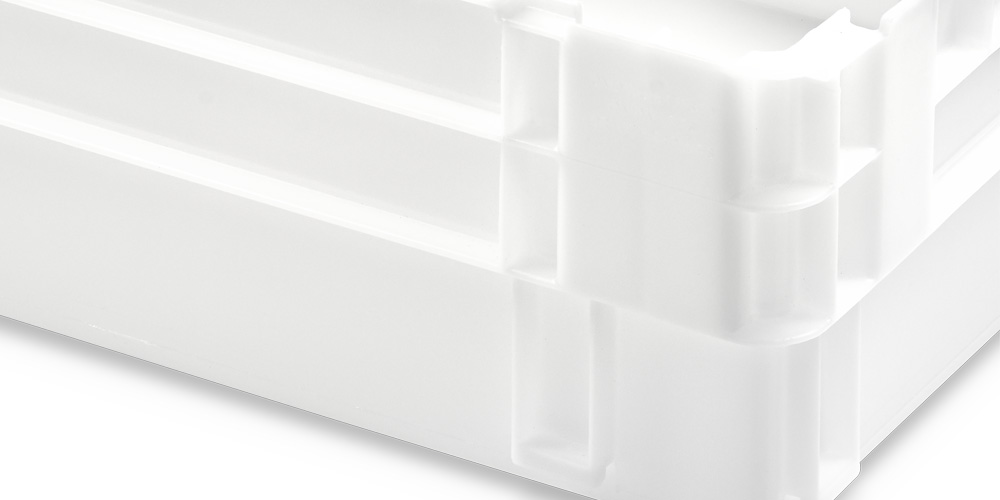 Euro-Drehstapelbehälter geschlossen