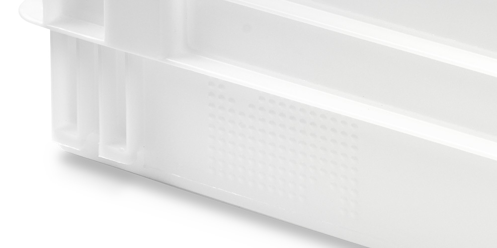 Euro-Drehstapelbehälter geschlossen