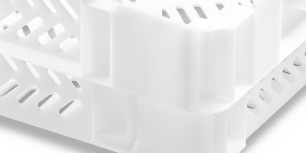 Contenitore Sovrapponibile e Inseribile Pareti e Fondo Forato