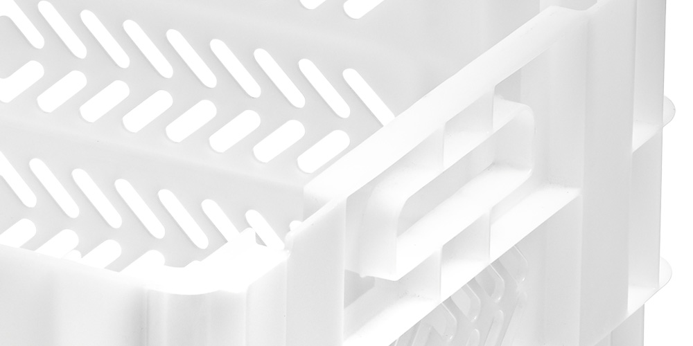 Contenitore Sovrapponibile e Inseribile Pareti Forate e Fondo Chiuso