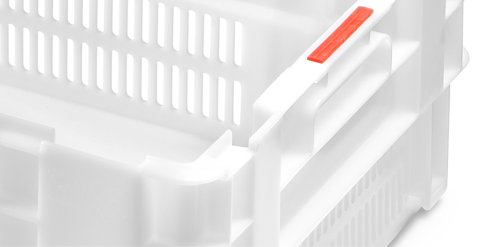 Euro-Drehstapelbehälter Seiten durchbrochen und Boden geschlossen