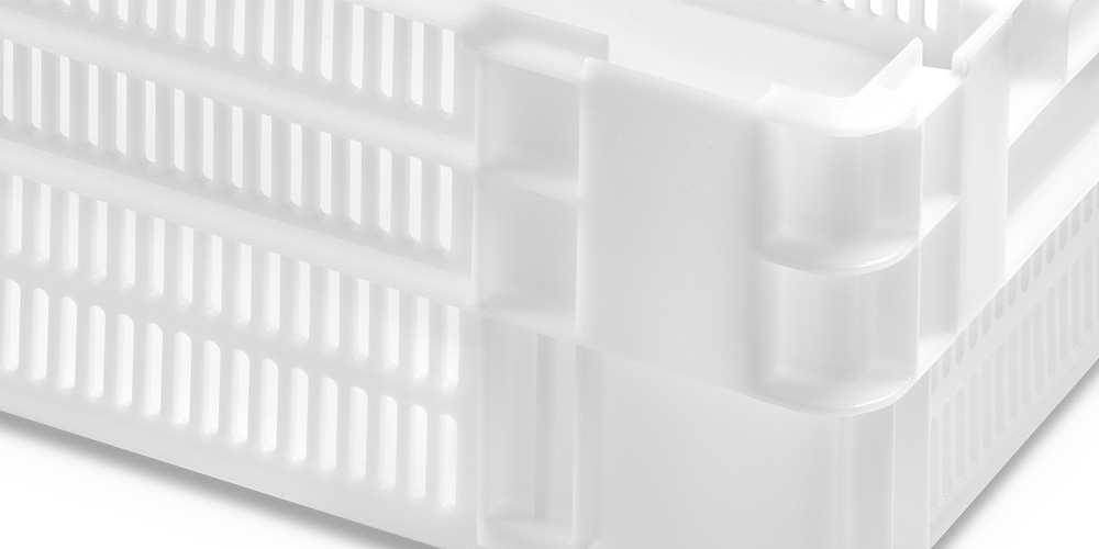 Euro-Drehstapelbehälter Seiten durchbrochen und Boden geschlossen