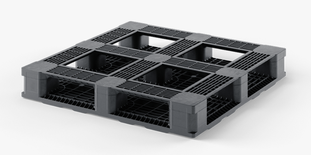 Palet 1140x1140, perforado, 6 travesaños