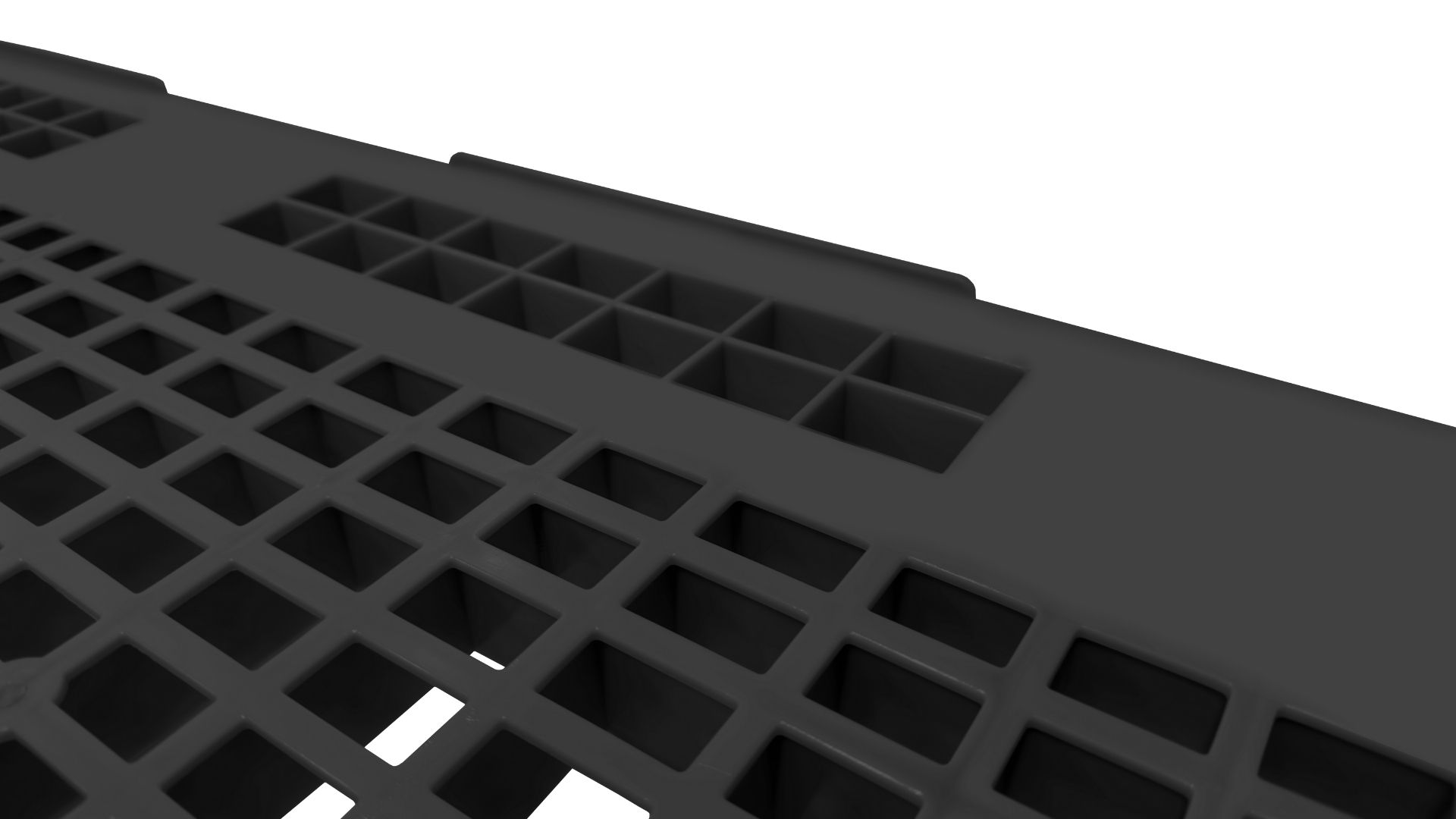 Palet 1200x800, perforado, 3 travesaños