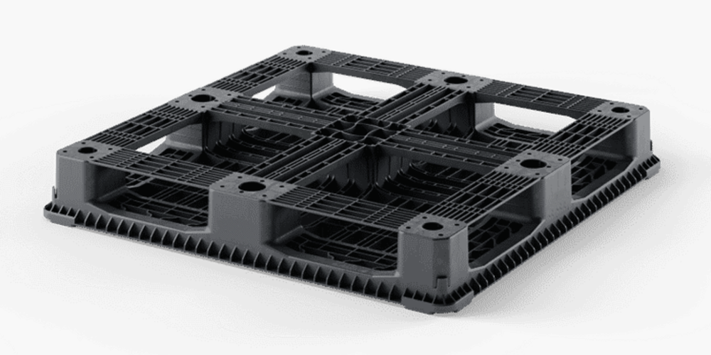 Palet 1140x1140, perforado, 6 travesaños