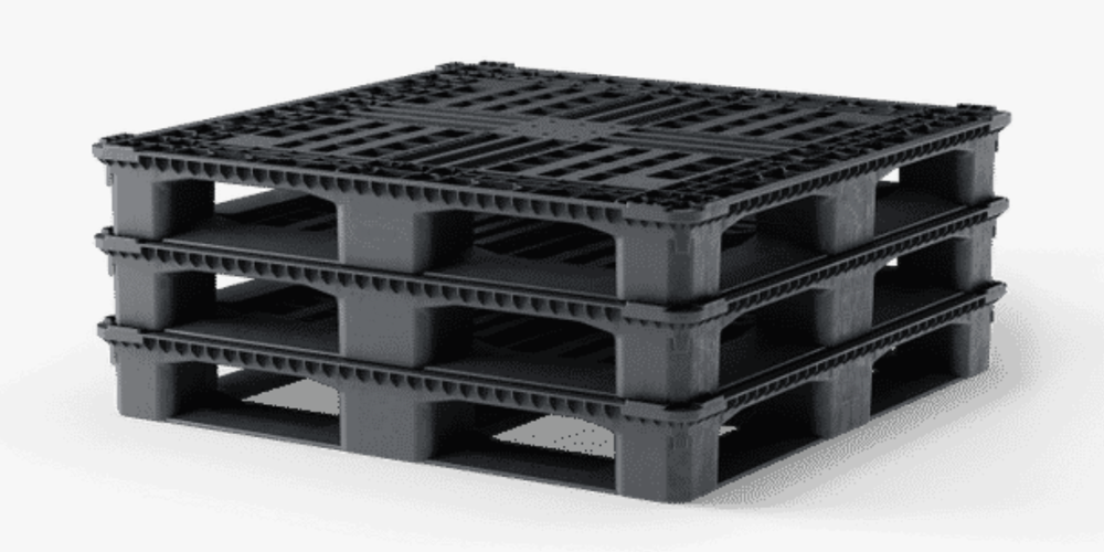 Palet 1140x1140, perforado, 6 travesaños