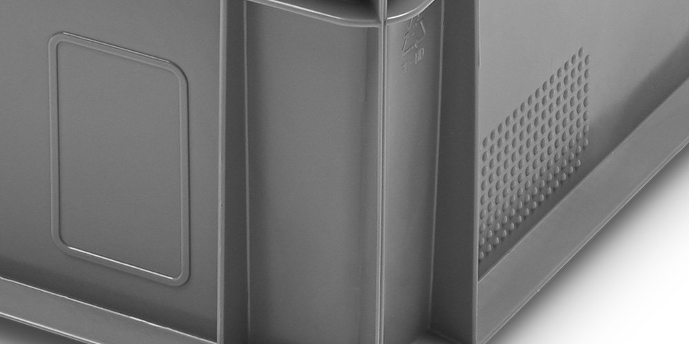 Euro-Stapelbehälter mit offenen Griffen