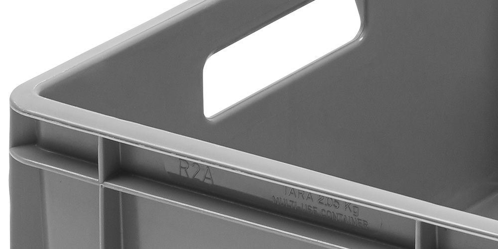 Euro-Stapelbehälter mit offenen Griffen