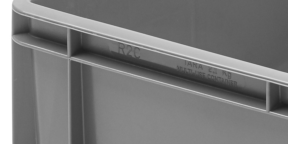 Euro-Stapelbehälter mit geschlossenen Griffen