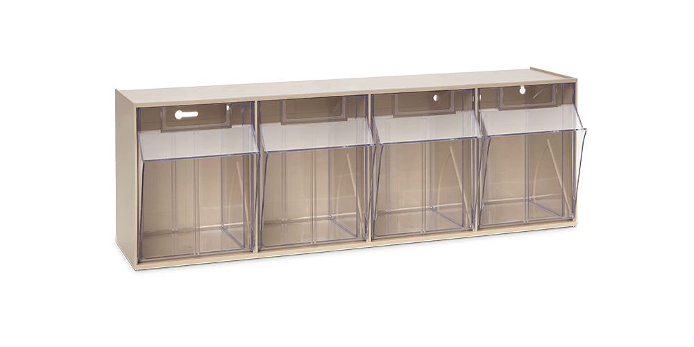 Kippkastenmodule mit 4 Behälter